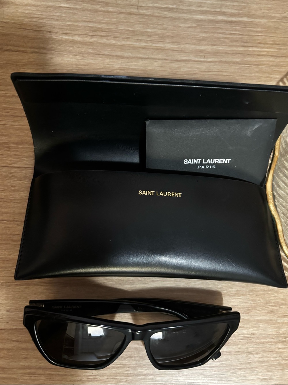 YSL Saint Laurent Black Sunglasses with Case